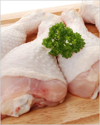 Um prato de pernas de frango. Receitas De Pernil De Frango