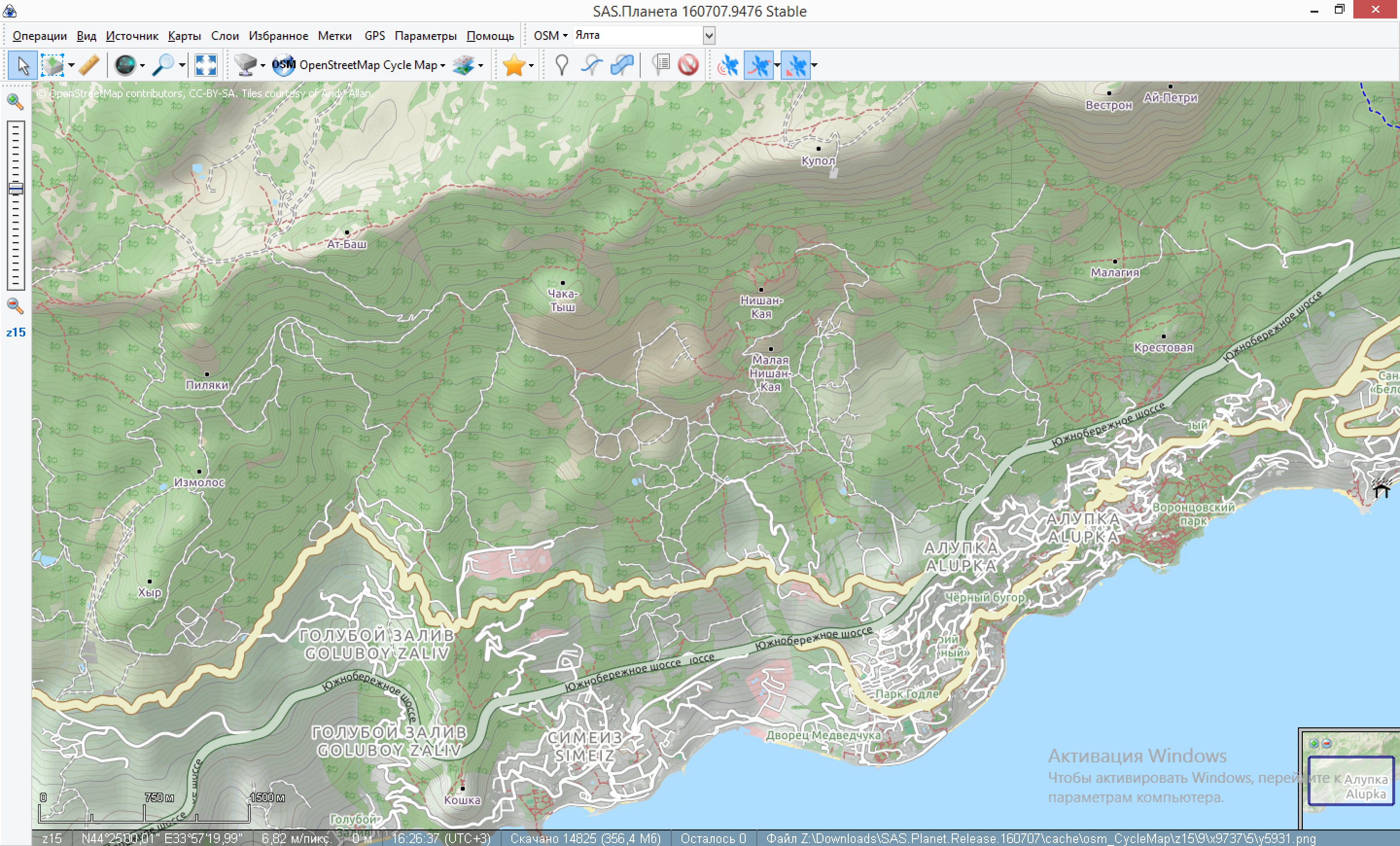 Карти гш. OpenStreetMap - сучасні топографічні карти