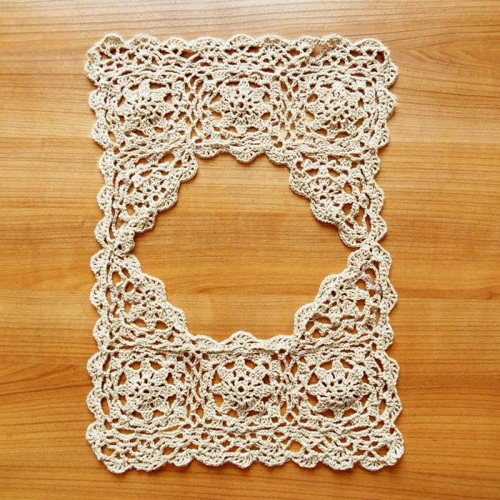 Crochê tricô padrões para vestido de bebê. Garfo quadrado de crochê: padrões de tricô e métodos de uso