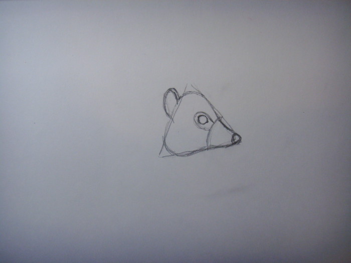 Ouriço orelhudo desenhar com um lápis. Nós desenhamos um ouriço com lápis