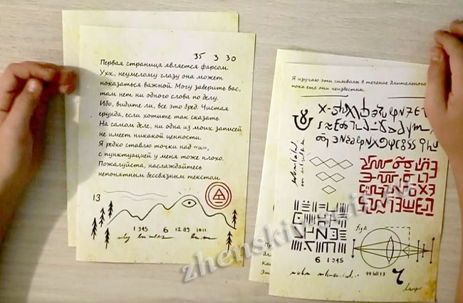 중력 일기가 러시아어로 떨어집니다. 모든 책 : Gravity Falls