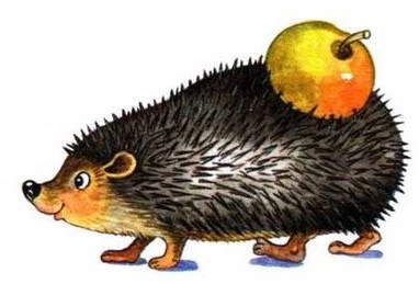 Ouriço orelhudo desenhar com um lápis. Nós desenhamos um ouriço com lápis