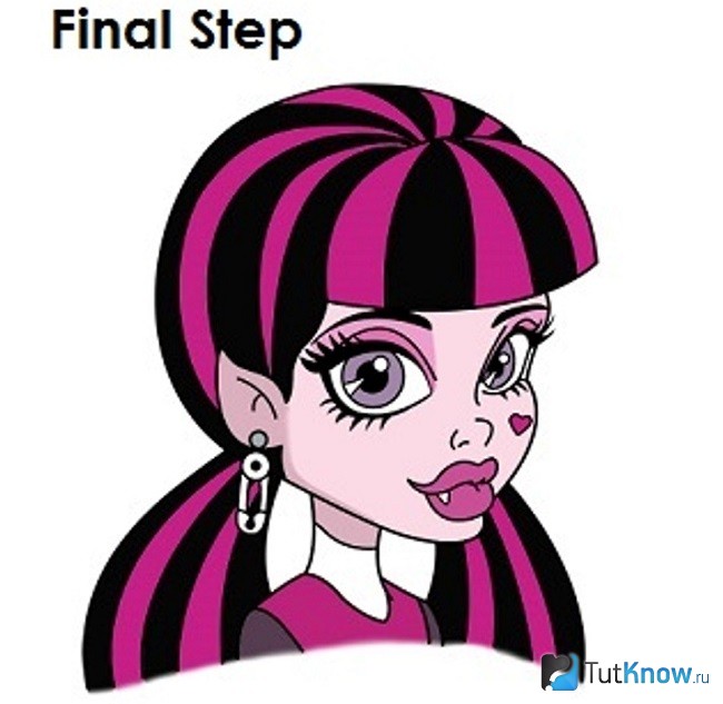 Скици с молив чудовище високо. Как да нарисувате молив Monster High на етапи? Как да нарисувате кукла-чудовище за д