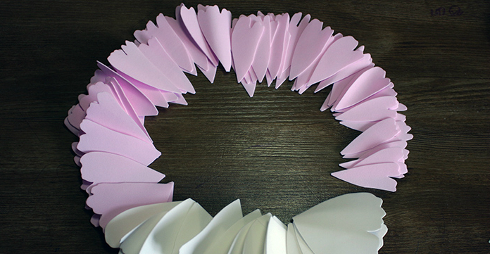 Flores espumiranas para patrones topiarios. El tulipán de espuma. Lily de foamirana.