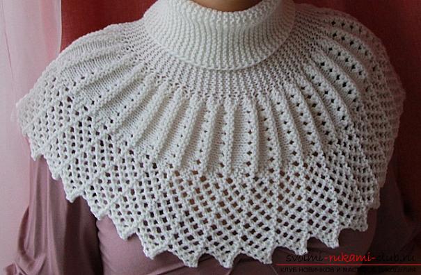 Corbata delantera de la camisa con volantes para mujer. Cómo atar el frente de la camisa para adultos con agujas - 