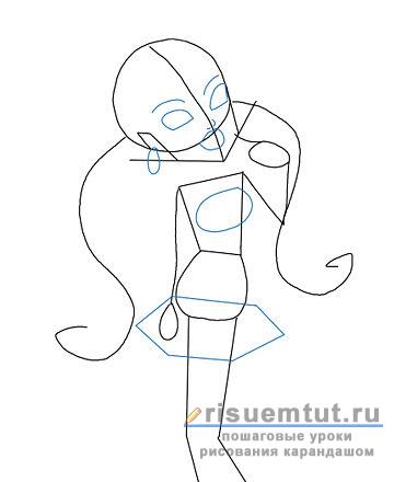 Скици с молив чудовище високо. Как да нарисувате молив Monster High на етапи? Как да нарисувате кукла-чудовище за д
