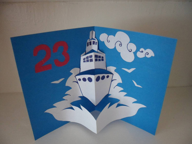 Cómo escribir el 23 de febrero con un lápiz.