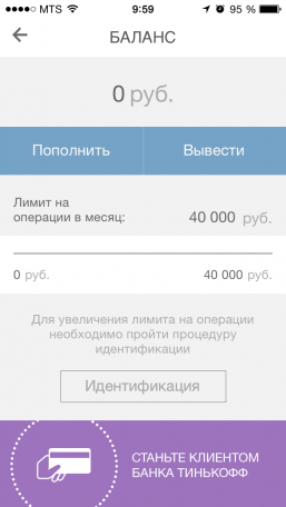 Як зняти гроші з кредитної картки Тіньькофф. Поповнення за допомогою кредитної картки банку Тінькофф
