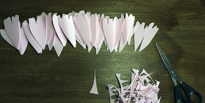 Flores espumiranas para patrones topiarios. El tulipán de espuma. Lily de foamirana.